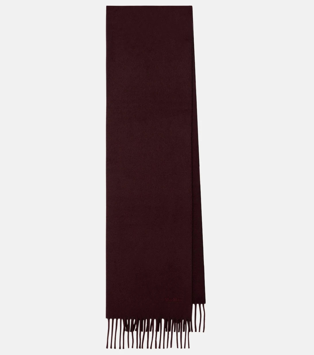 Max Mara - Logo wool scarf