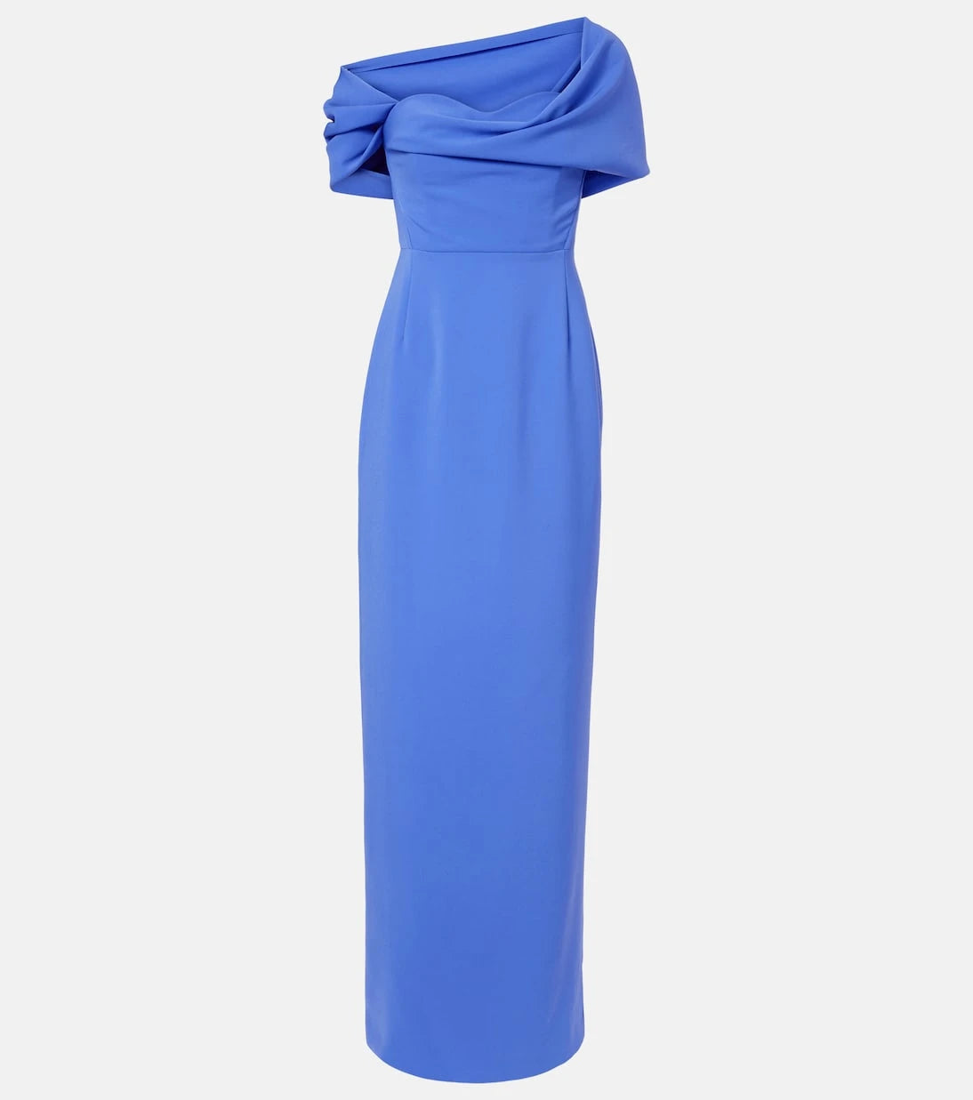 Carolina Herrera - Draped off-shoulder crêpe gown