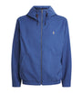 Polo Ralph Lauren Blue Water-Repellent Hooded Harrington Jacket