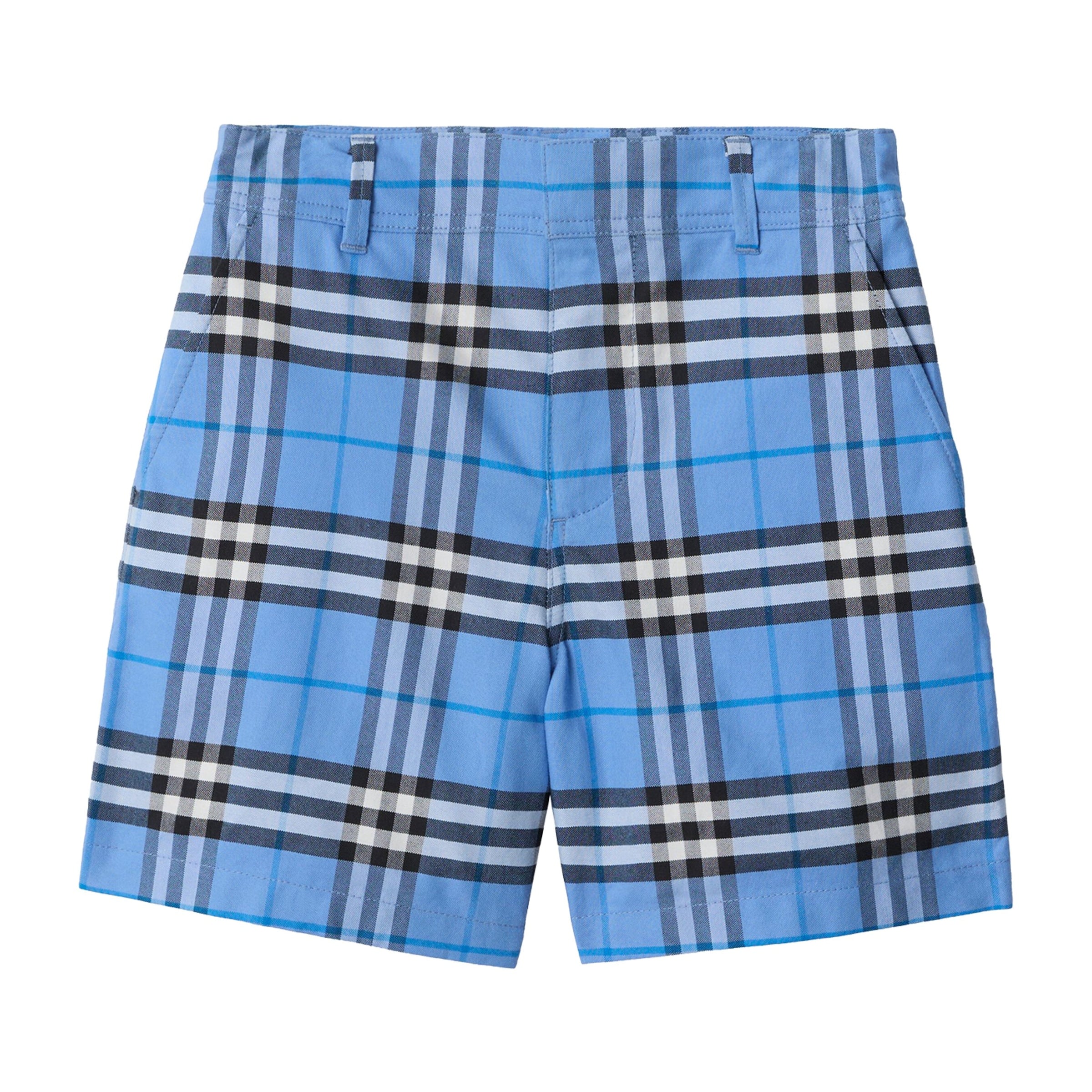 Burberry Kids Cotton Check Oxford Shorts (3-12 Years)