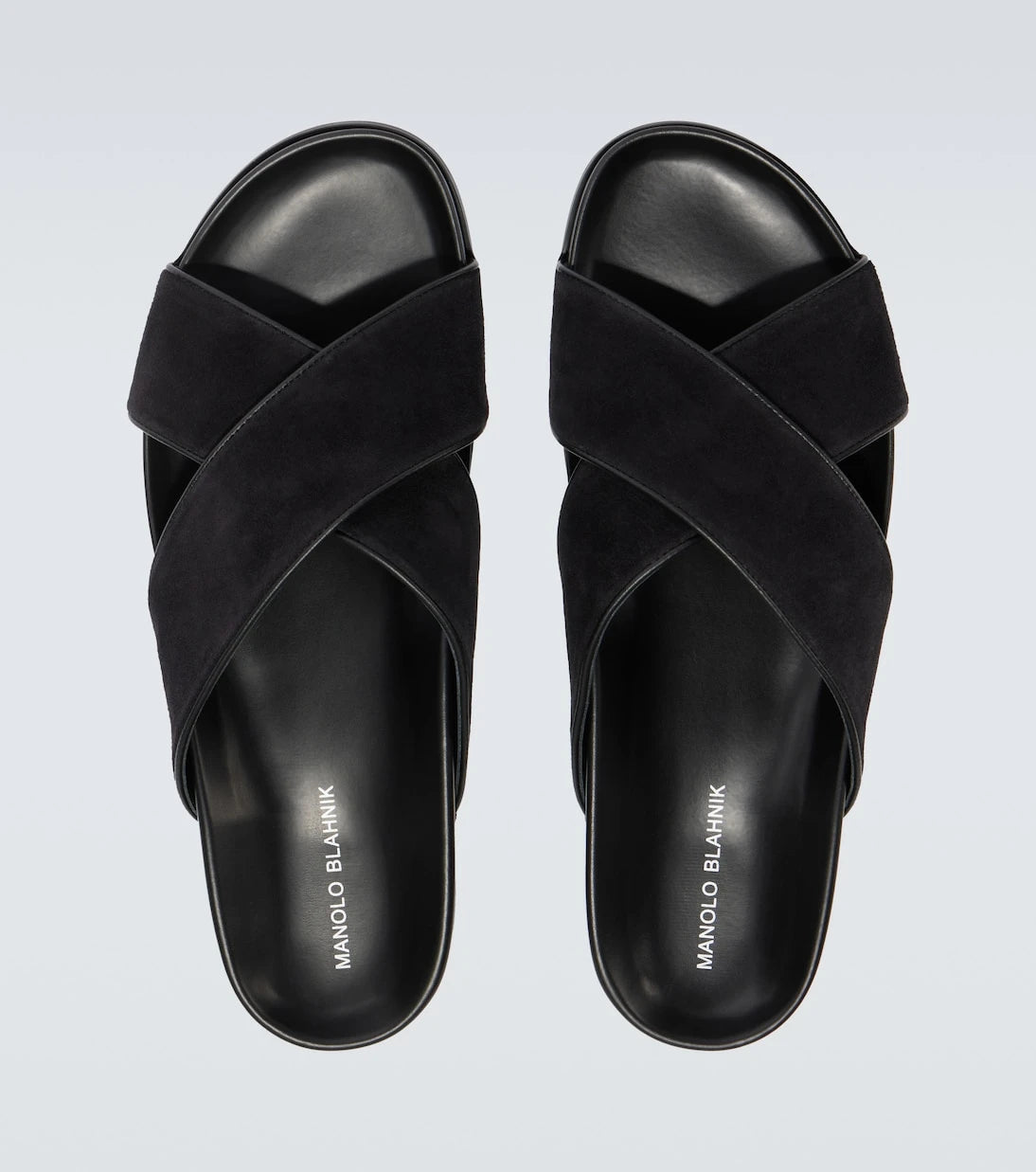 Manolo Blahnik - Chiltern suede slides