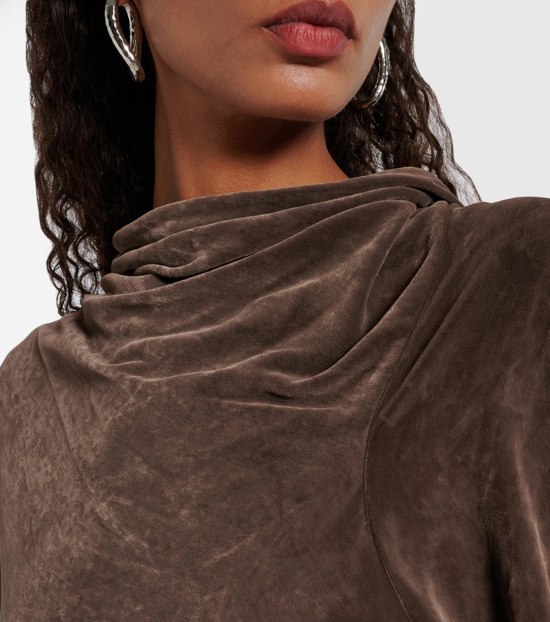 Rick Owens - Draped crêpe top