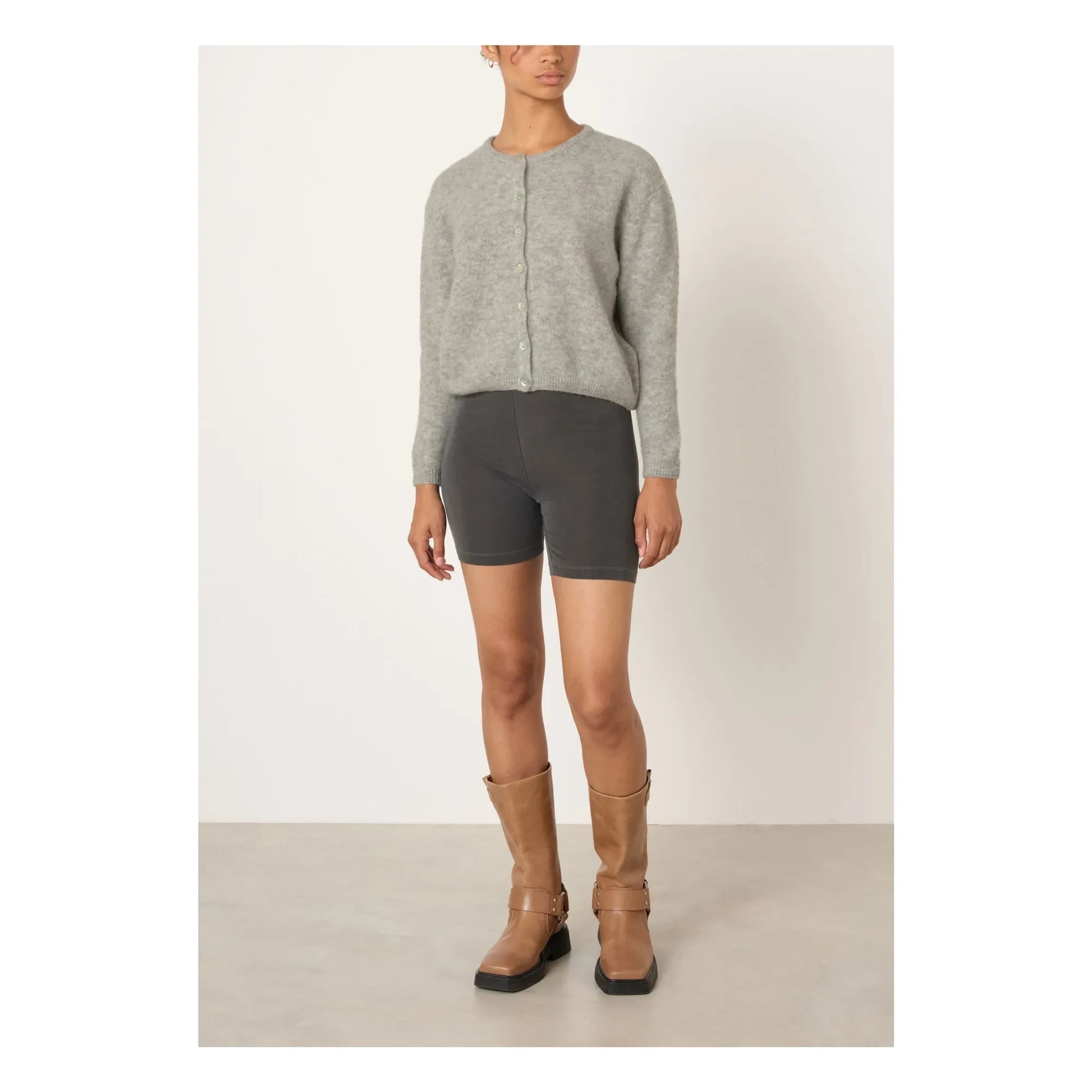 American Vintage - Vitow Alpaca and Wool Vest | Light grey