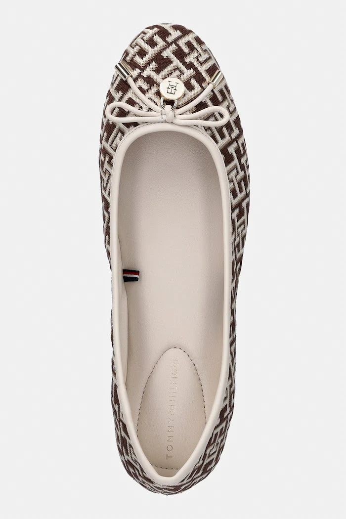 Tommy Hilfiger балеринки TH CHARM JACQUARD BALLERINA