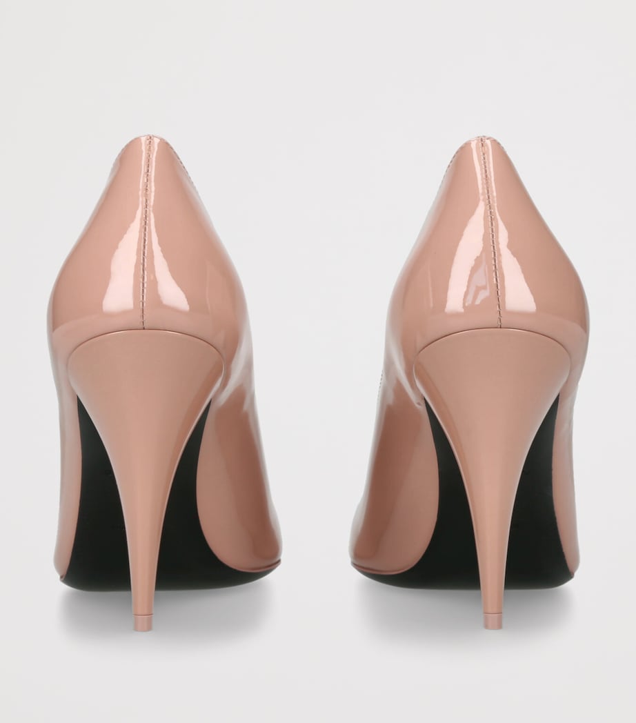 Givenchy Pink Leather Square-Toe Pumps 95