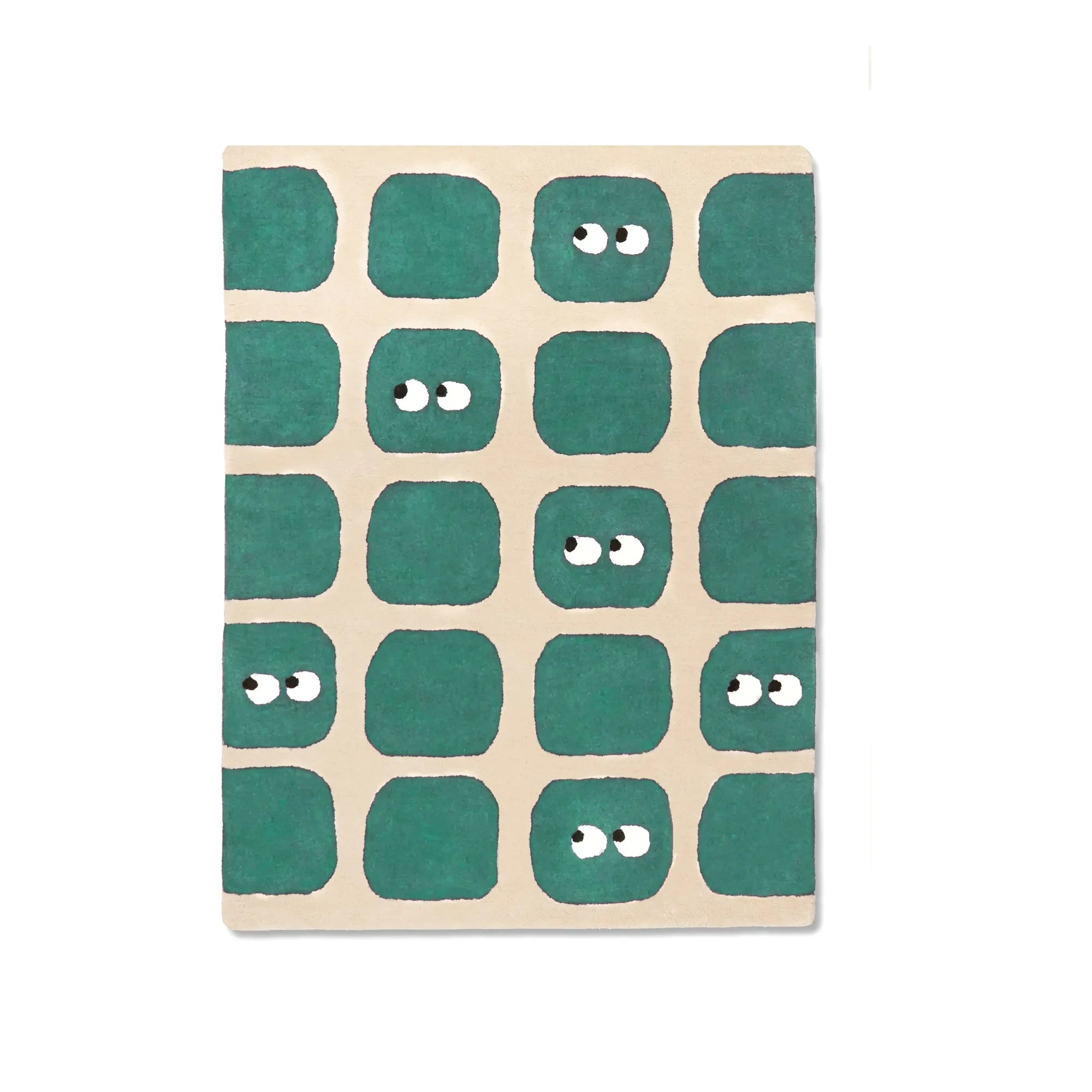 Bleuu-studio - Bidules carpet | Blue Green