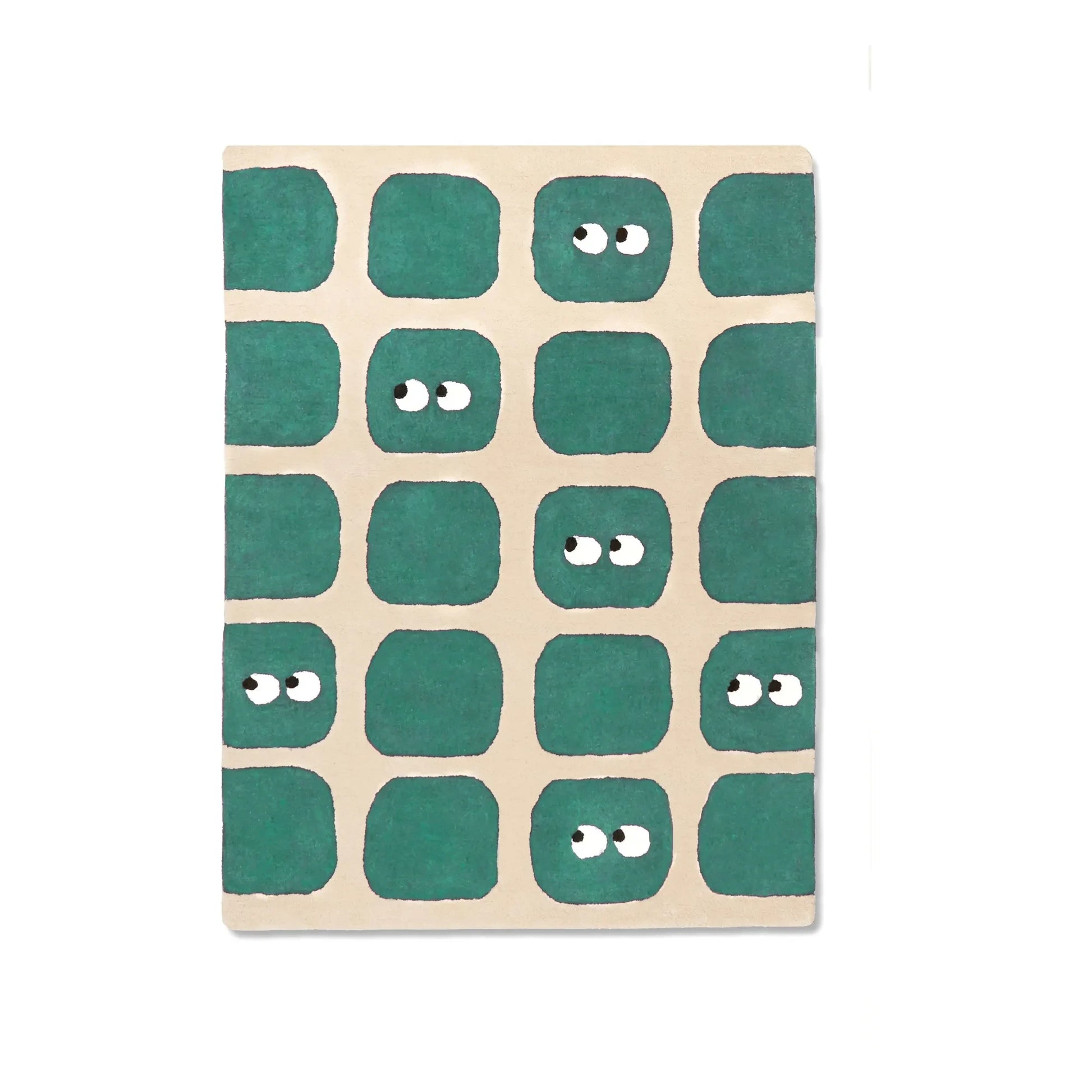 Bleuu-studio - Bidules carpet | Blue Green