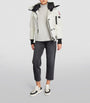 Canada Goose White Down-Filled Chilliwack Bomber Jacket