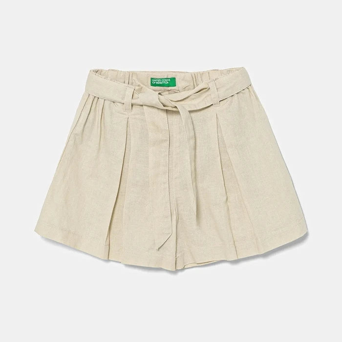 United Colors of Benetton Çocuk Keten Şort