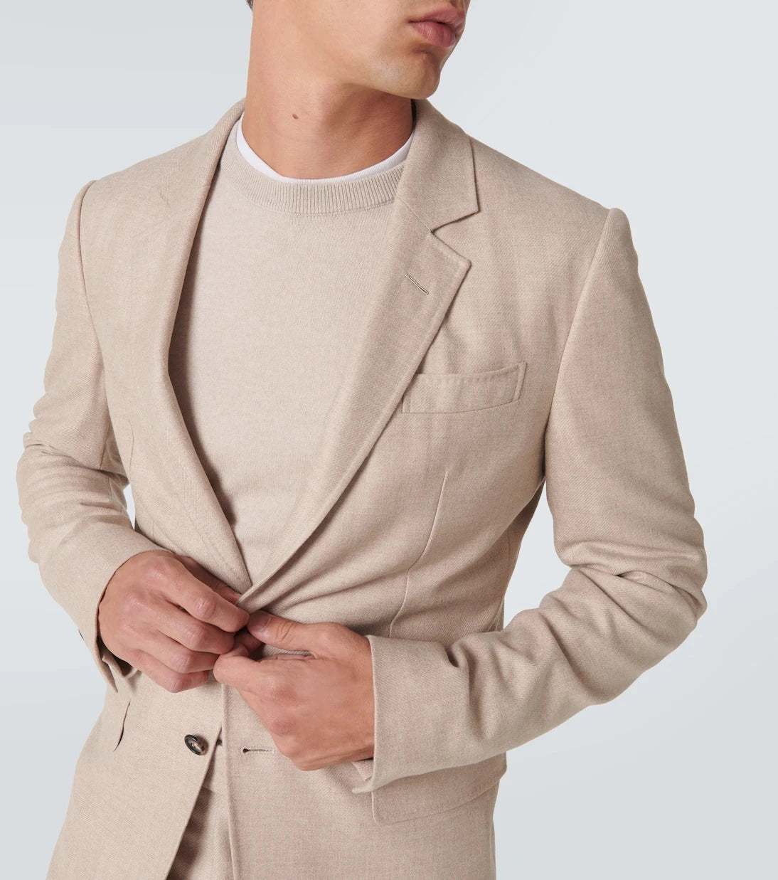 Gabriela Hearst - Irving wool and cashmere flannel suit jacket
