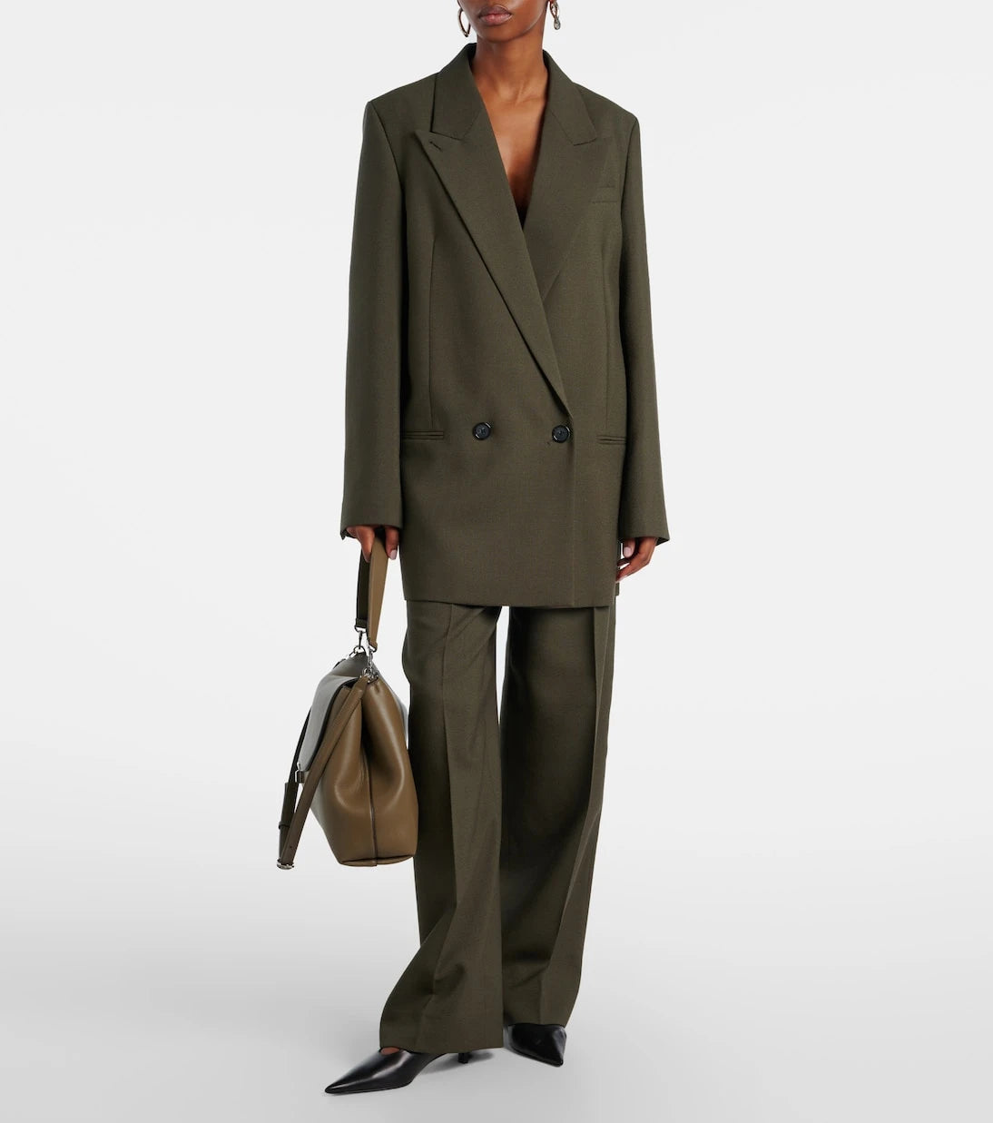 Toteme - Double-breasted wool-blend blazer