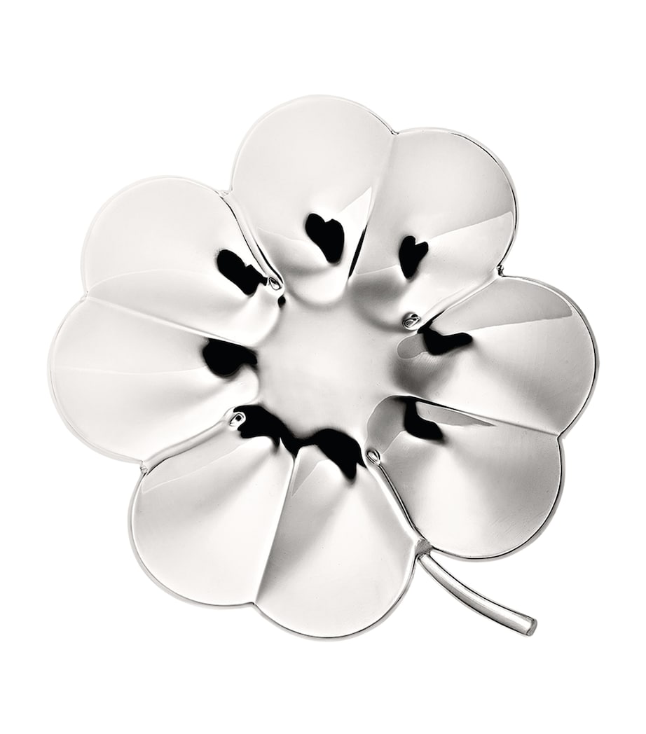 Christofle Silver-Plated Four-Leaf Clover Trèfle Dish (11cm)