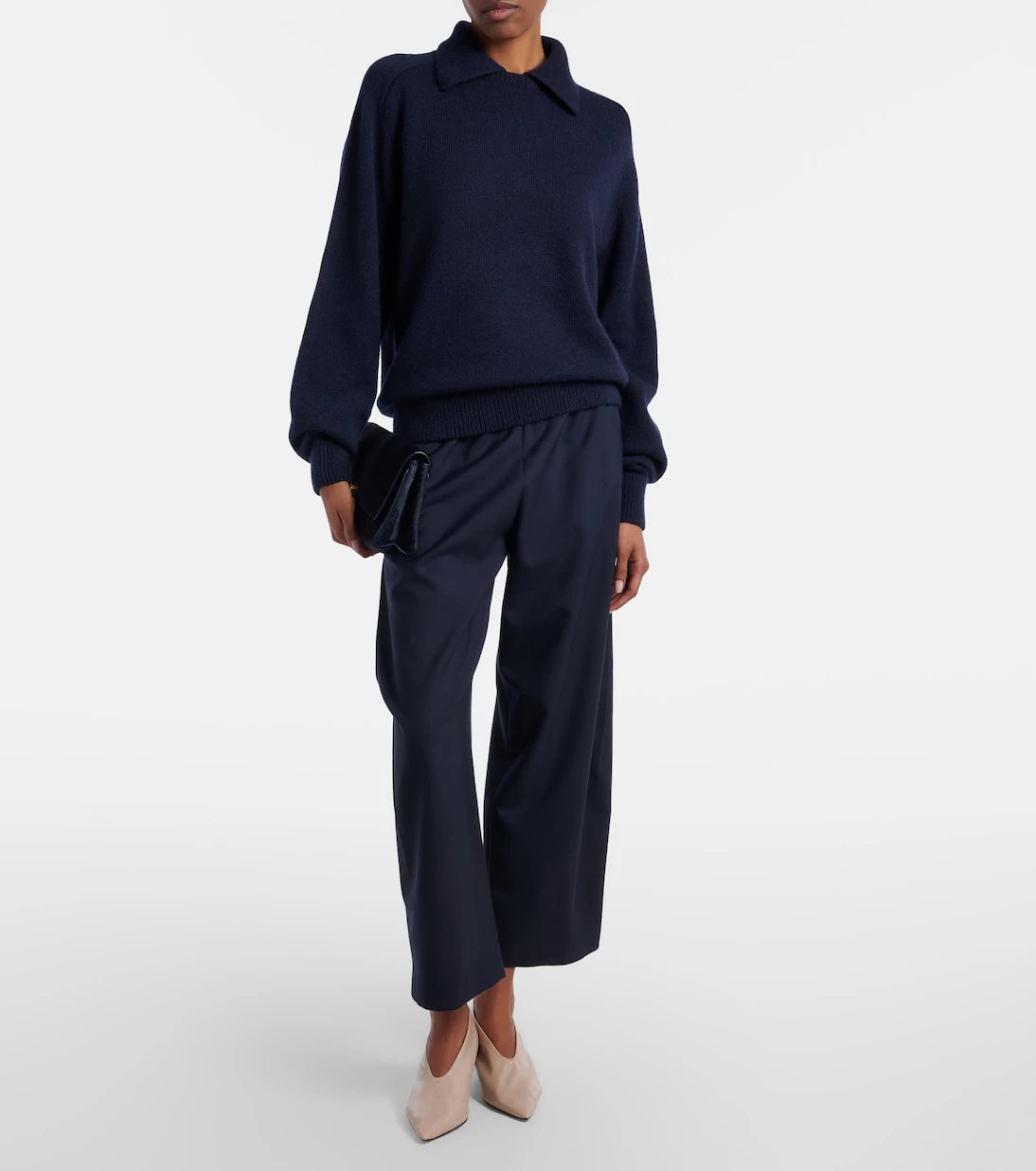 Khaite - Jackson wool and cashmere polo sweater