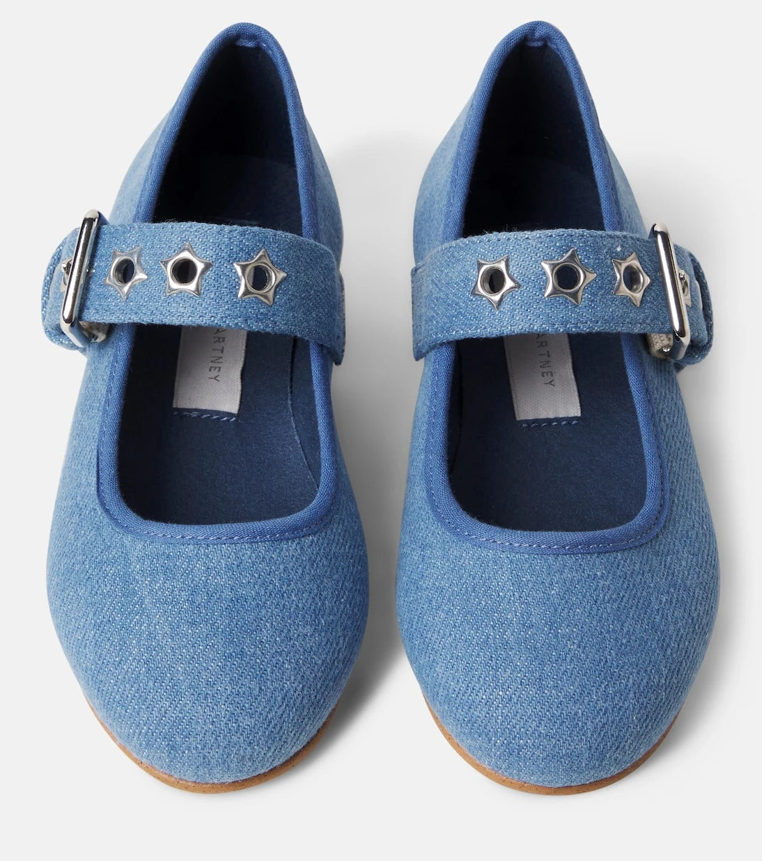 Stella McCartney Kids - Denim Mary Jane flats