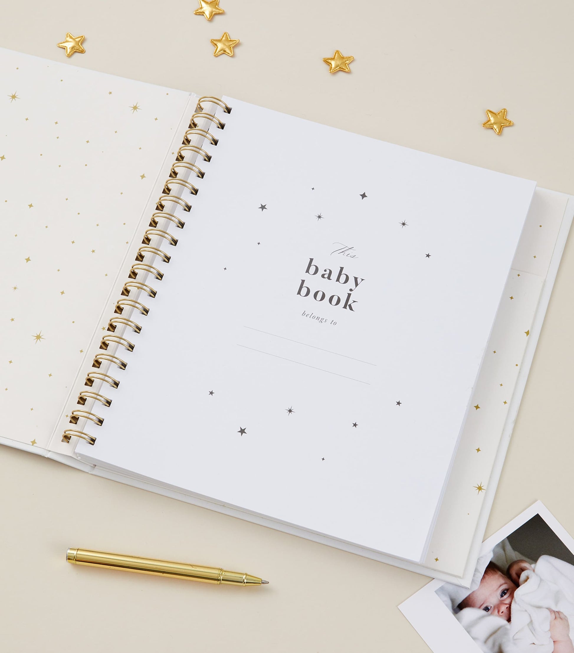 Blush and Gold My Baby Memory Book