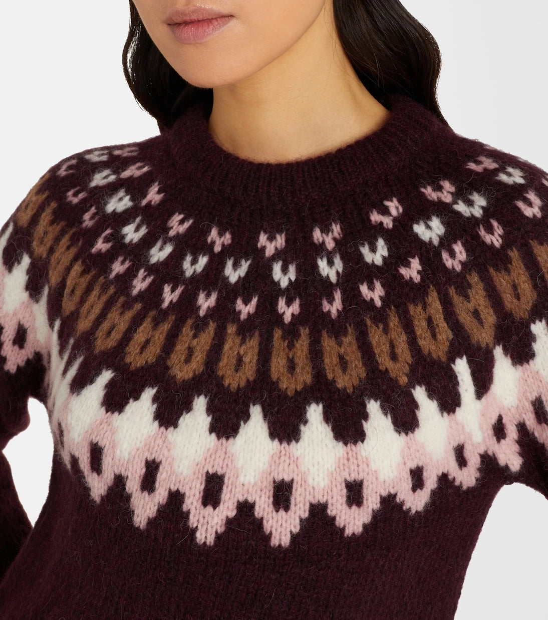 Veronica Beard - Anne Fair Isle wool-blend sweater