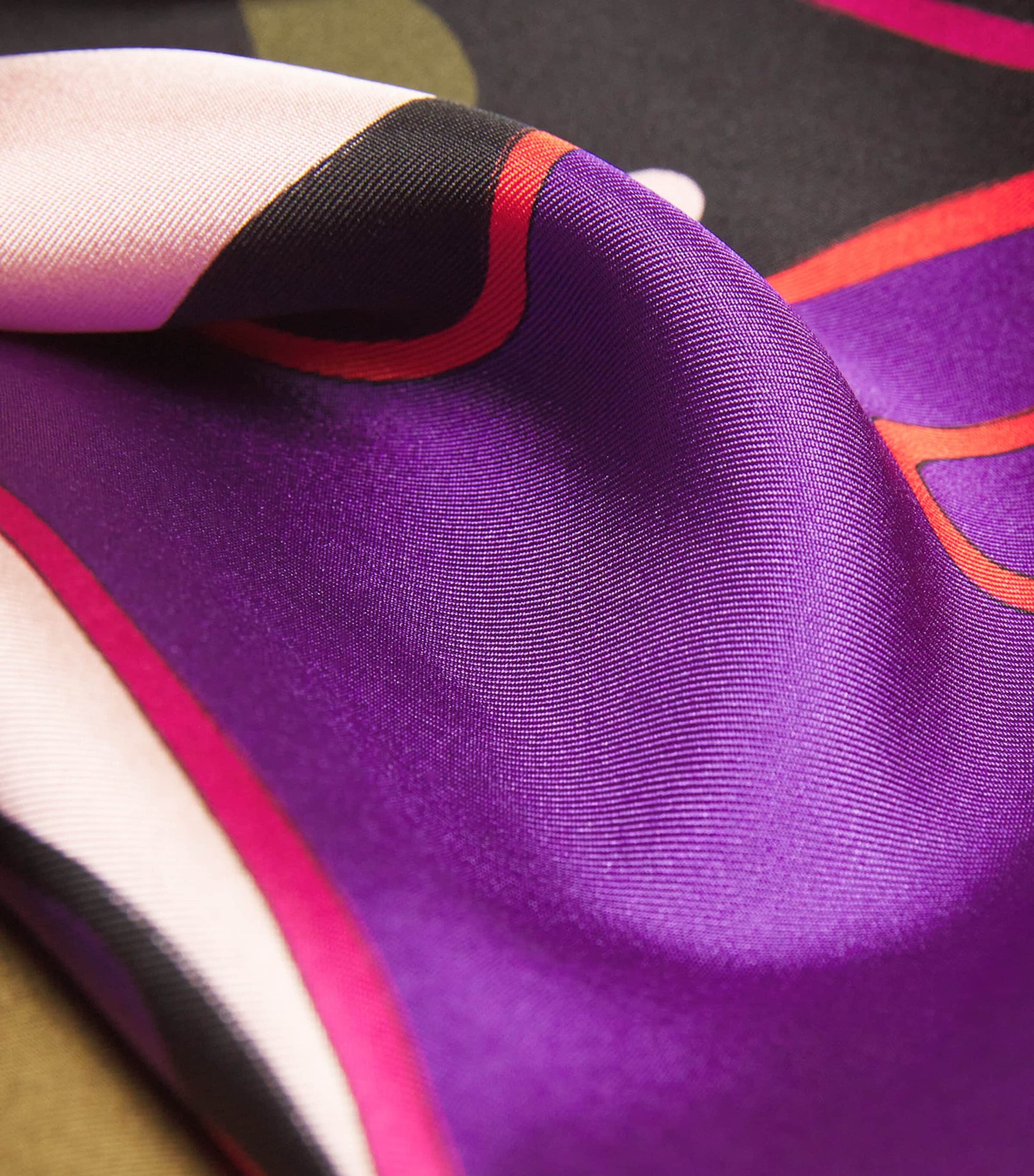 PUCCI Multi Silk Orchidee Print Maxi Kaftan Dress