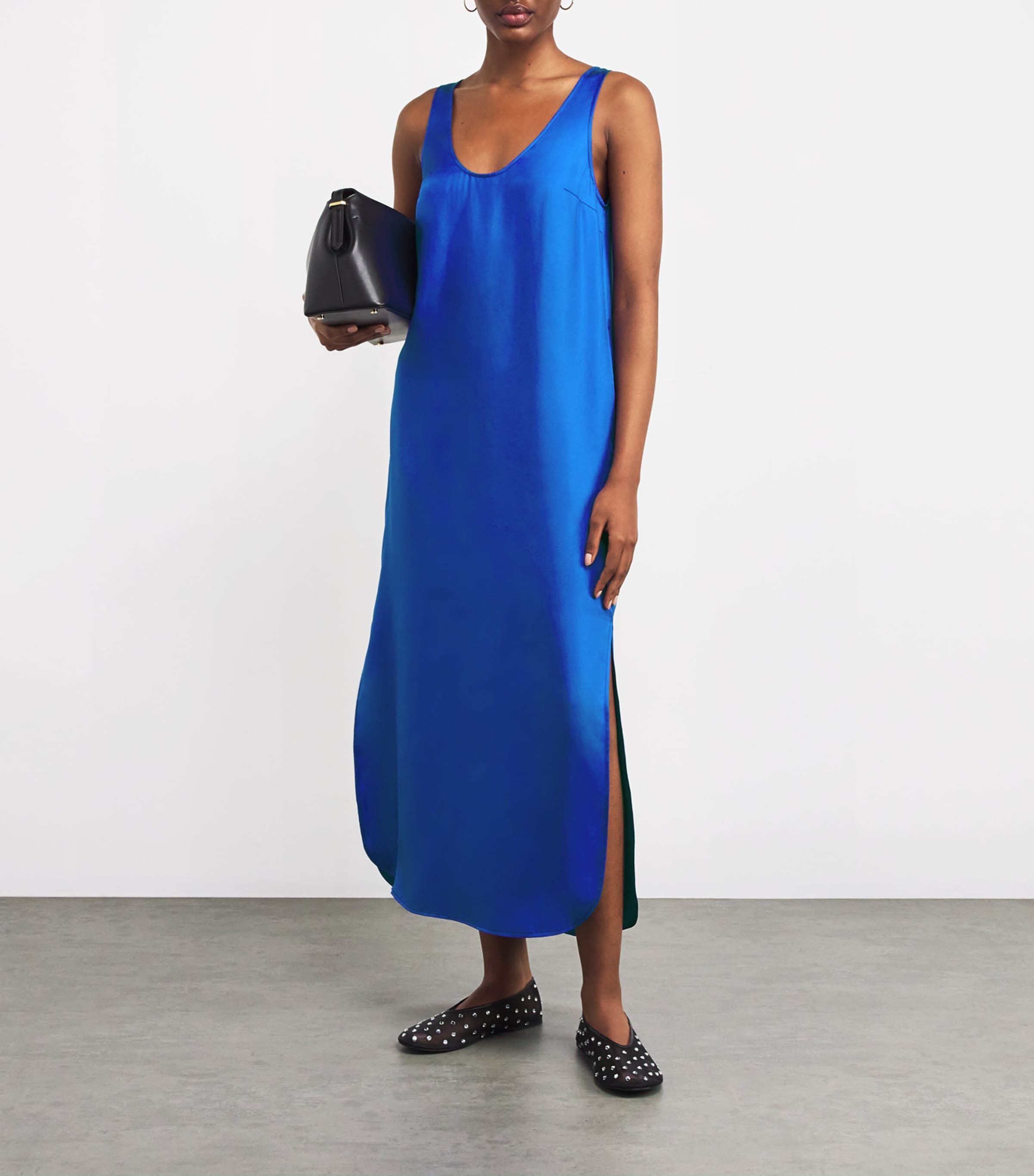 Silk Nada Midi Dress