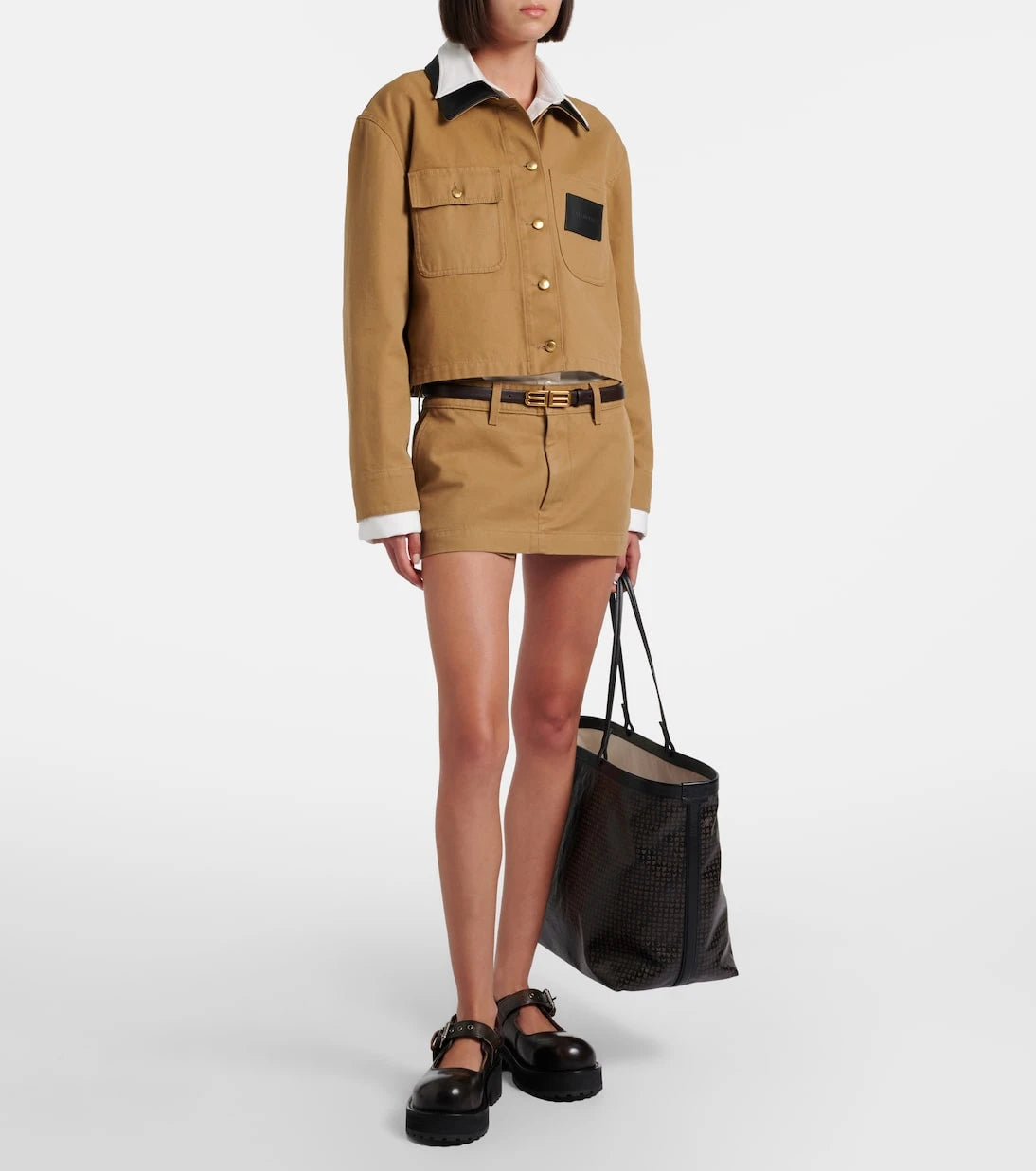 Balenciaga - Cotton miniskirt