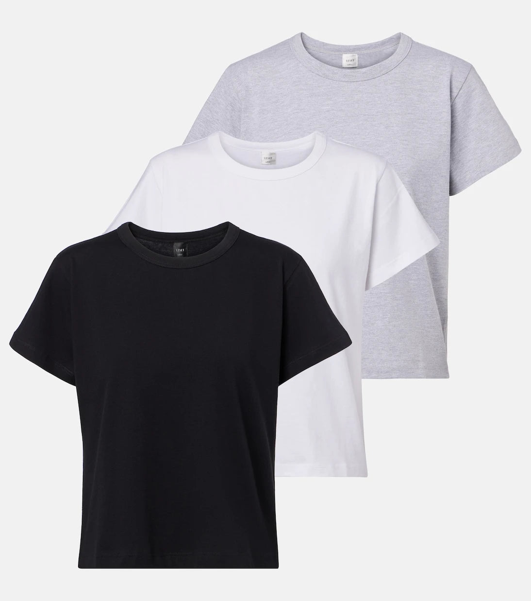 Leset - Margo set of 3 cotton jersey T-shirts
