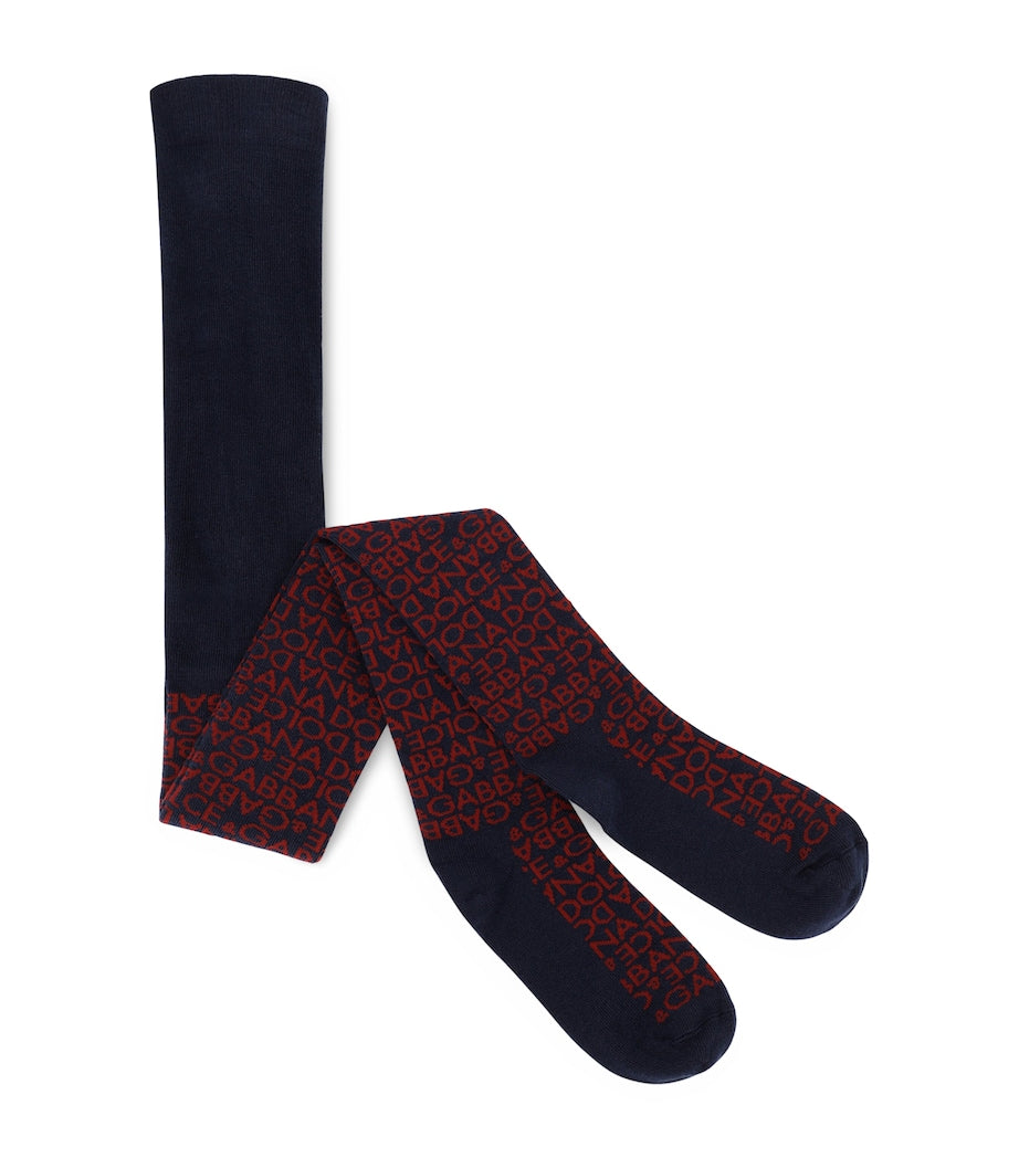 Dolce & Gabbana Kids Logo Tights