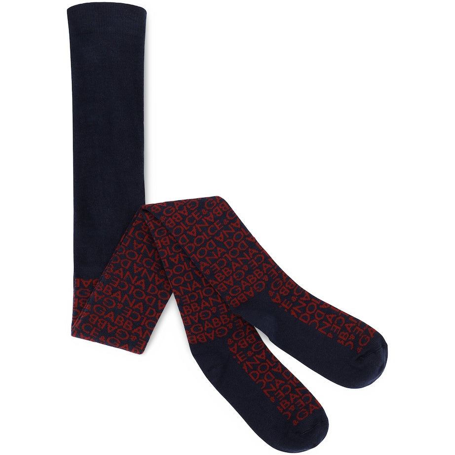 Dolce & Gabbana Kids Logo Tights
