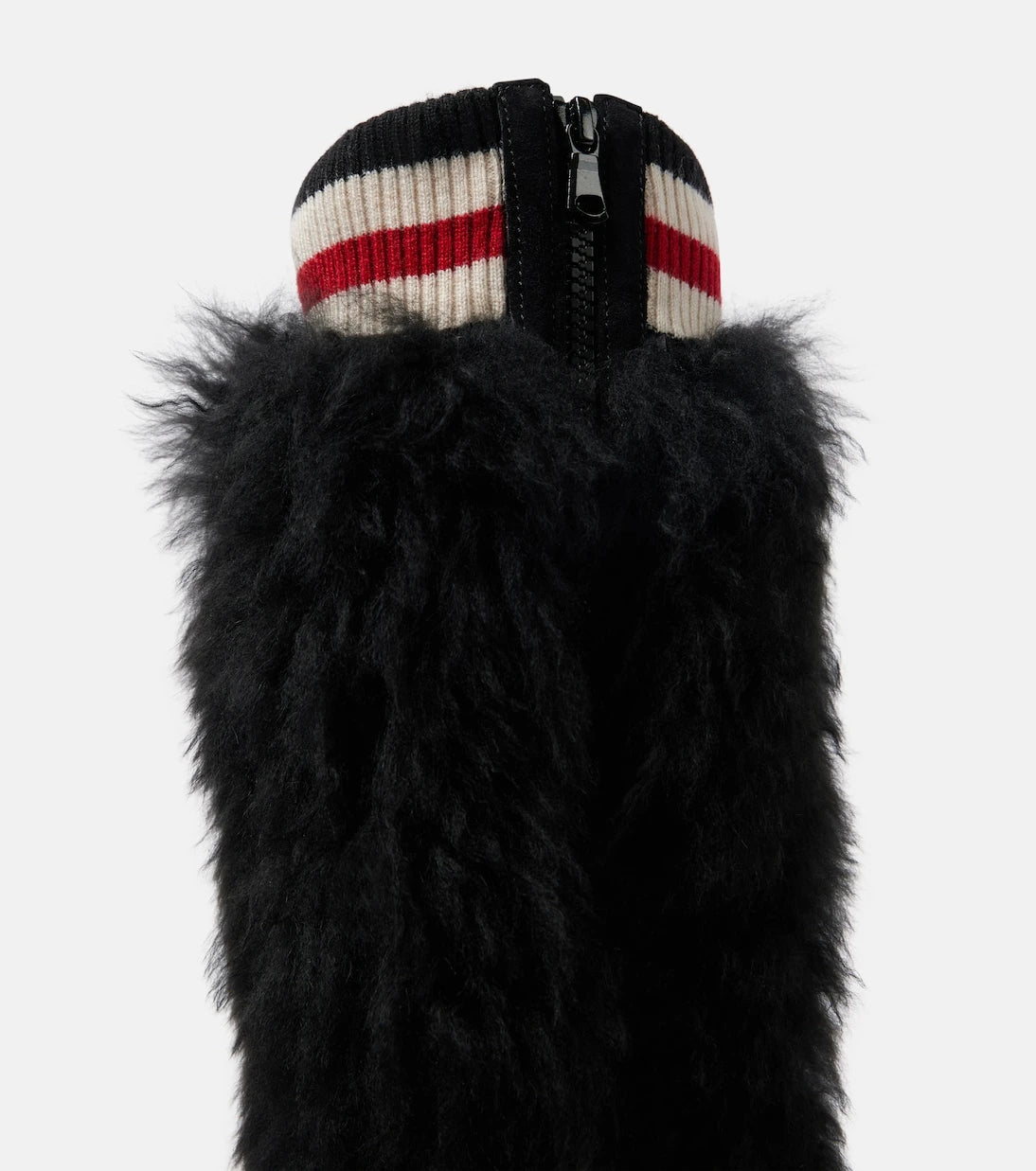 Brunello Cucinelli - Mountain shearling-trimmed suede knee-high boots