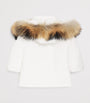 Fox Fur-Trim Padded Coat (1-24 Months)