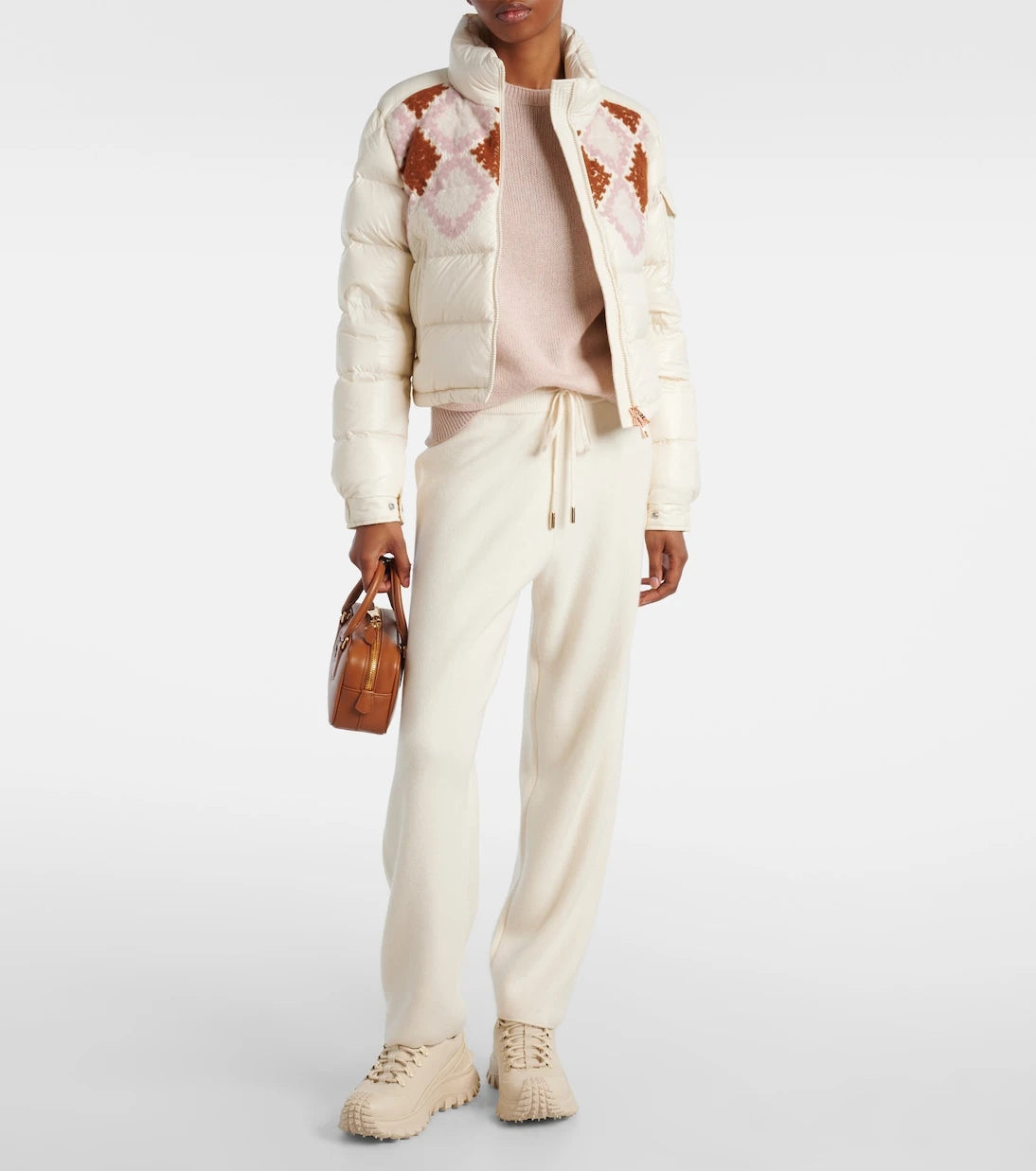 Moncler - Megara embroidered down jacket