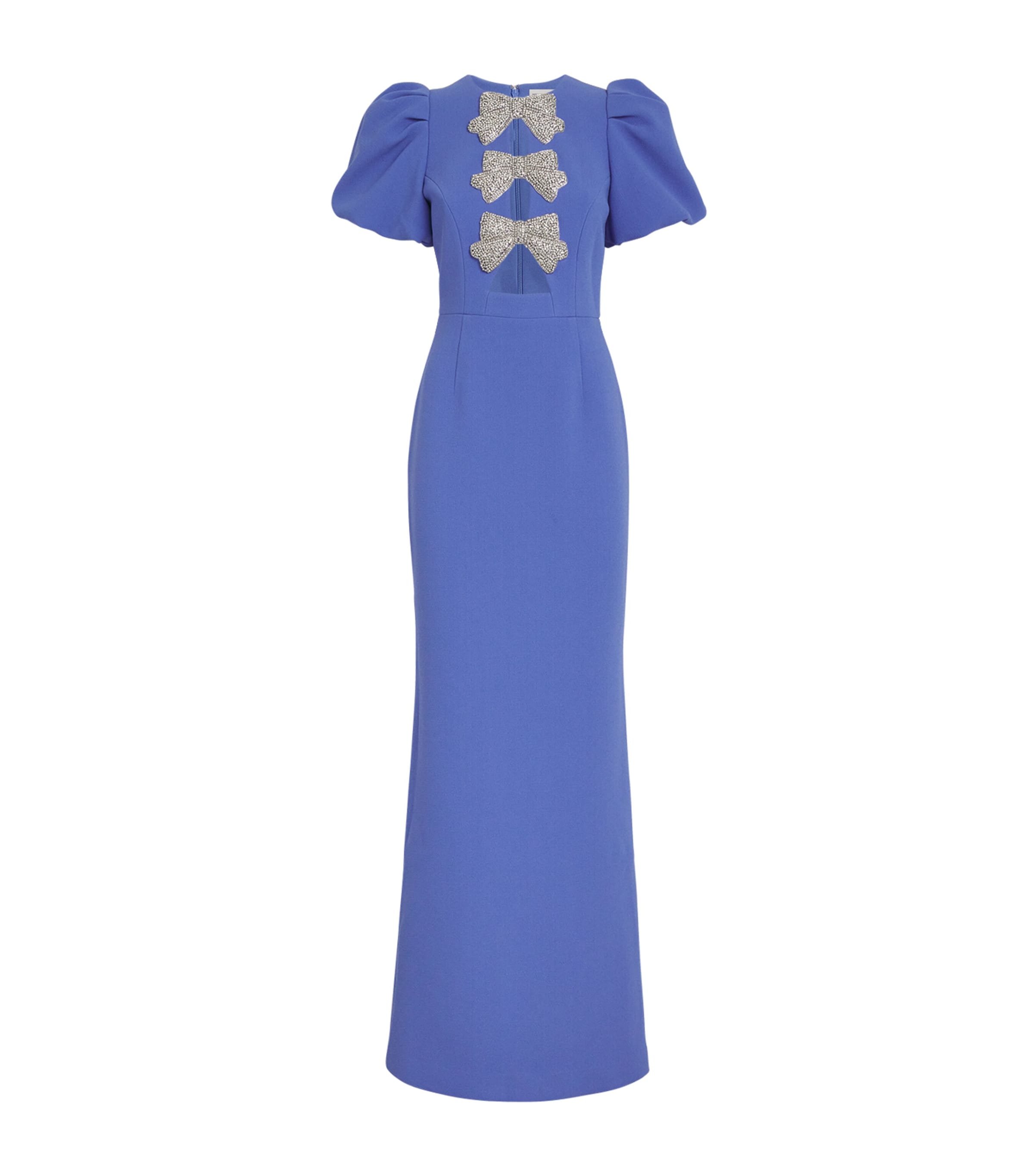 Rebecca Vallance Puff-Sleeve Violetta Maxi Dress