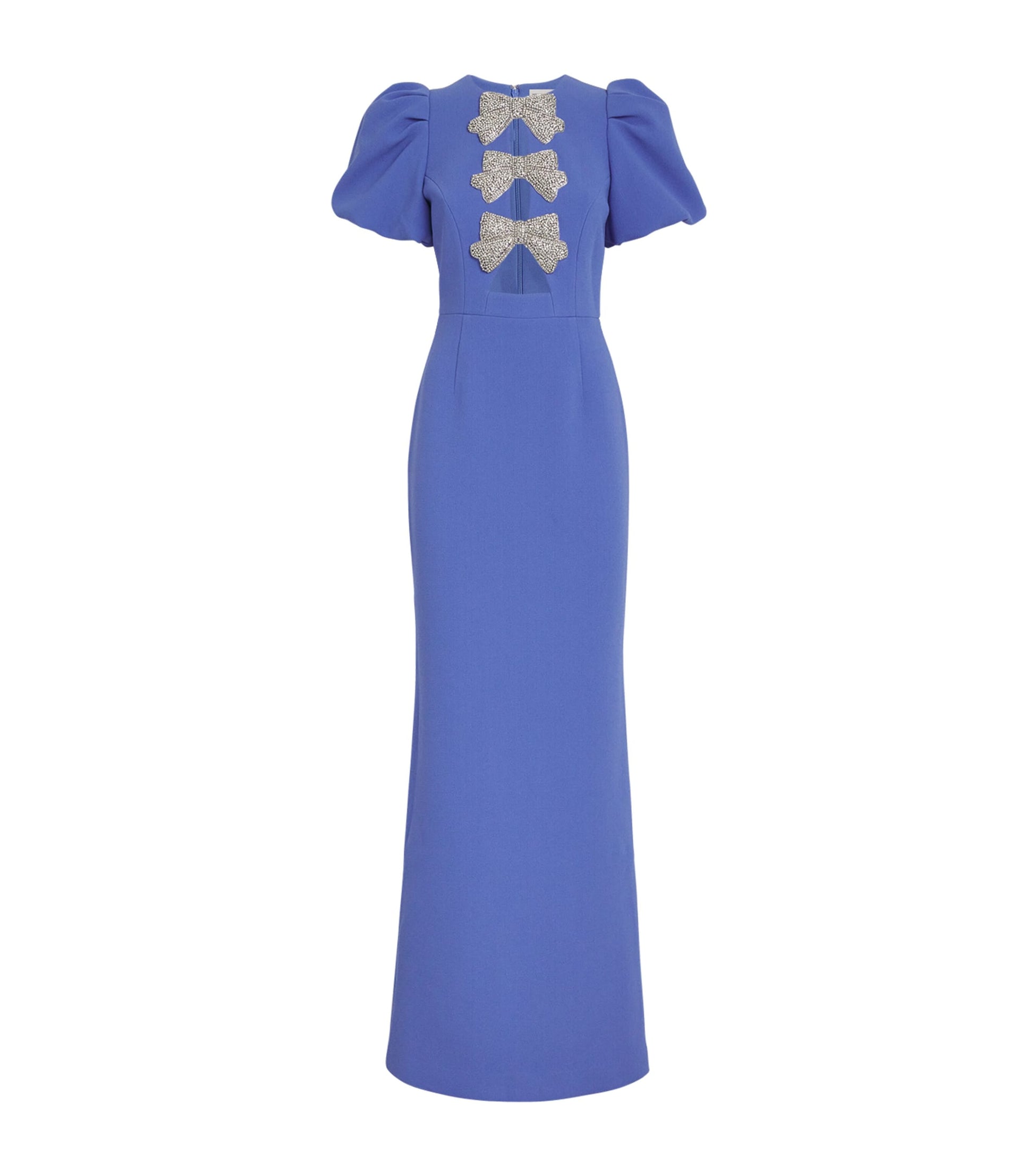 Rebecca Vallance Puff-Sleeve Violetta Maxi Dress
