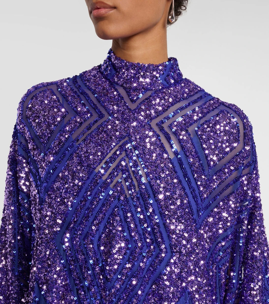 Taller Marmo - Casta Diva Follies sequined tulle kaftan