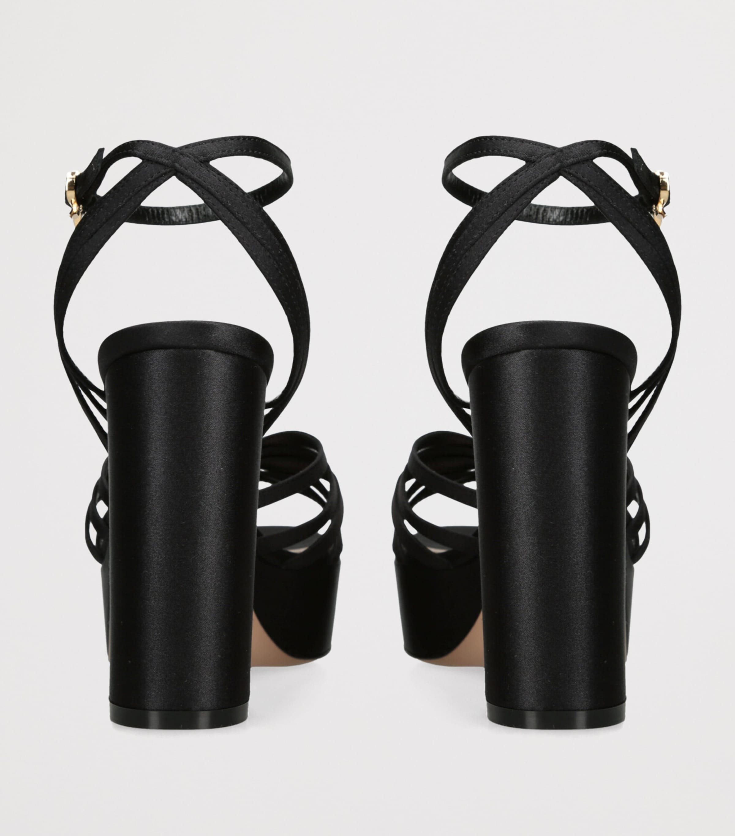 Satin Rita Platform Sandals 70