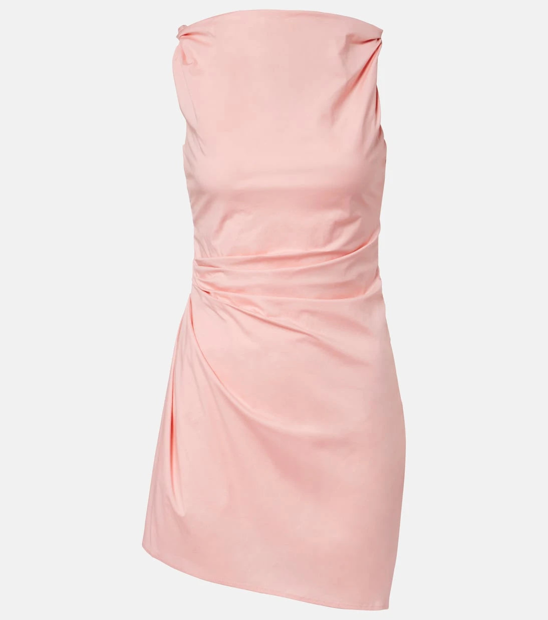 Staud - Callie asymmetric cotton minidress