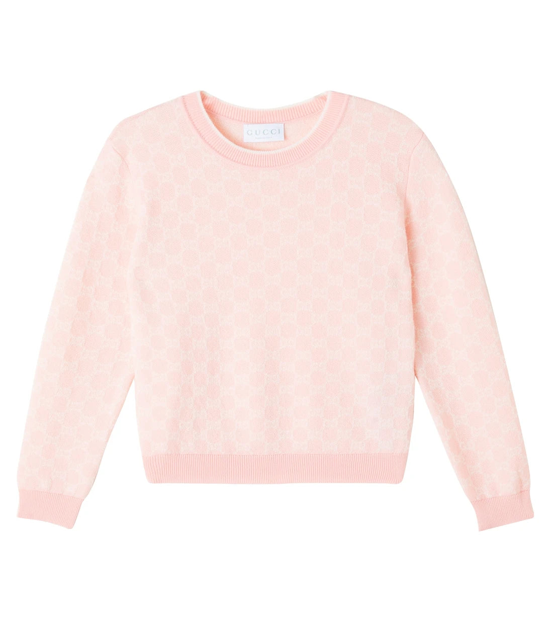 Gucci Kids - سويتر صوف جاكار GG