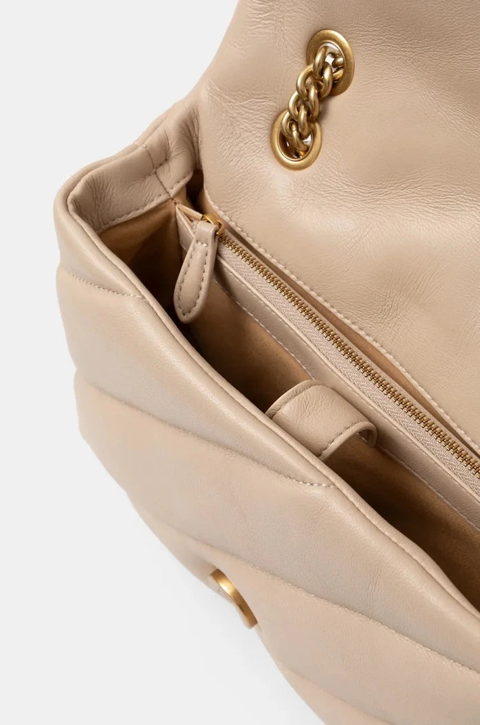 Pinko kadın deri crossbody çanta