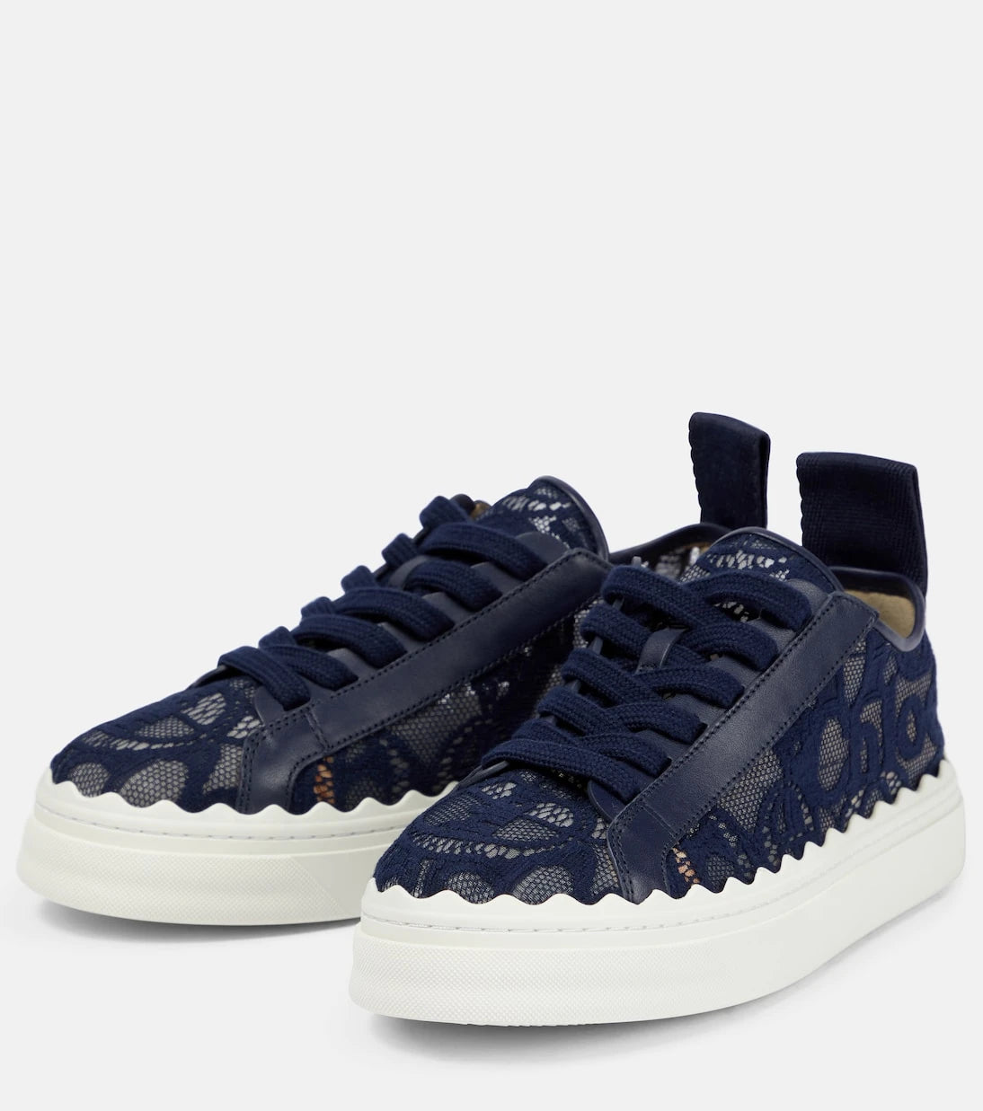 Chloé - Lauren lace sneakers