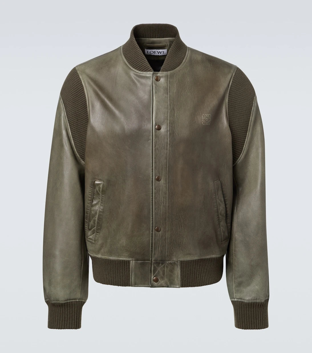 Loewe - Leather bomber jacket