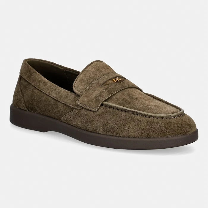 Michael Kors мокасини мъжки от велур Wesley Slip On