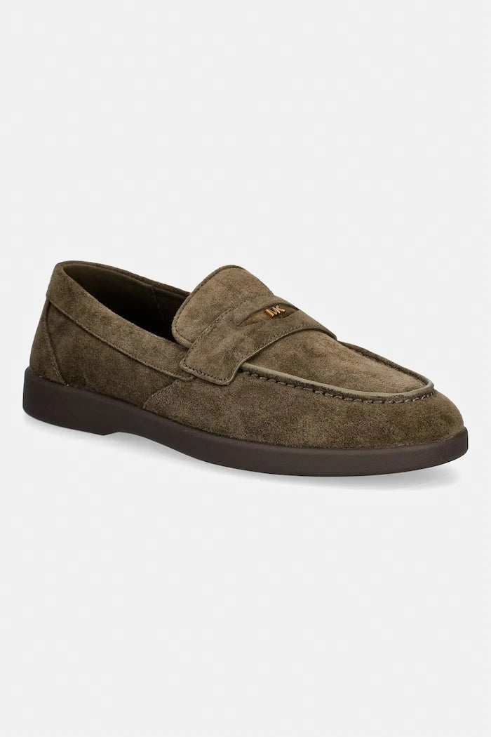 Michael Kors мокасини мъжки от велур Wesley Slip On