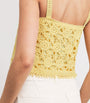 Yellow Crochet Crop Top