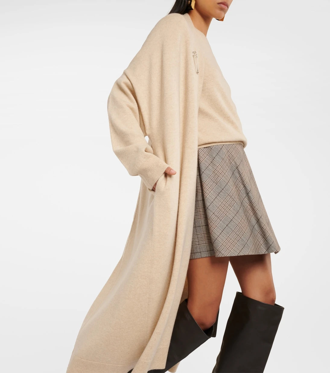 Extreme Cashmere - Koto oversized cashmere-blend cardigan