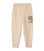 Burberry Kids Cotton Check Label Sweatpants (3-12 Years)