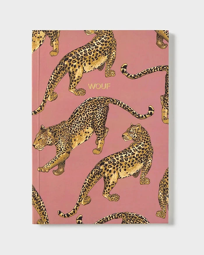 Тефтер WOUF Blush Leopard A5