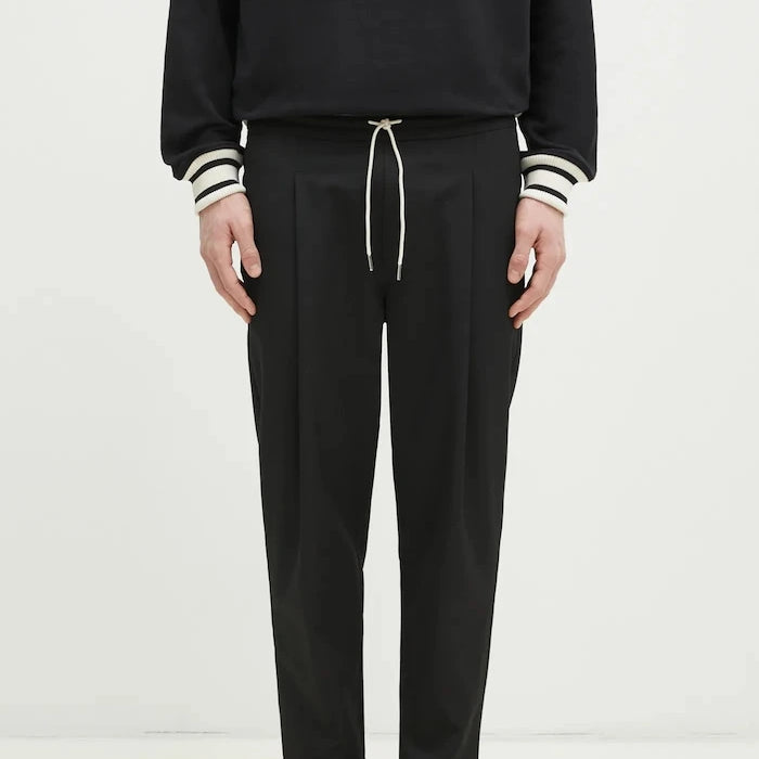 Yün Pantolon Drôle de Monsieur Le Pantalon Cropped