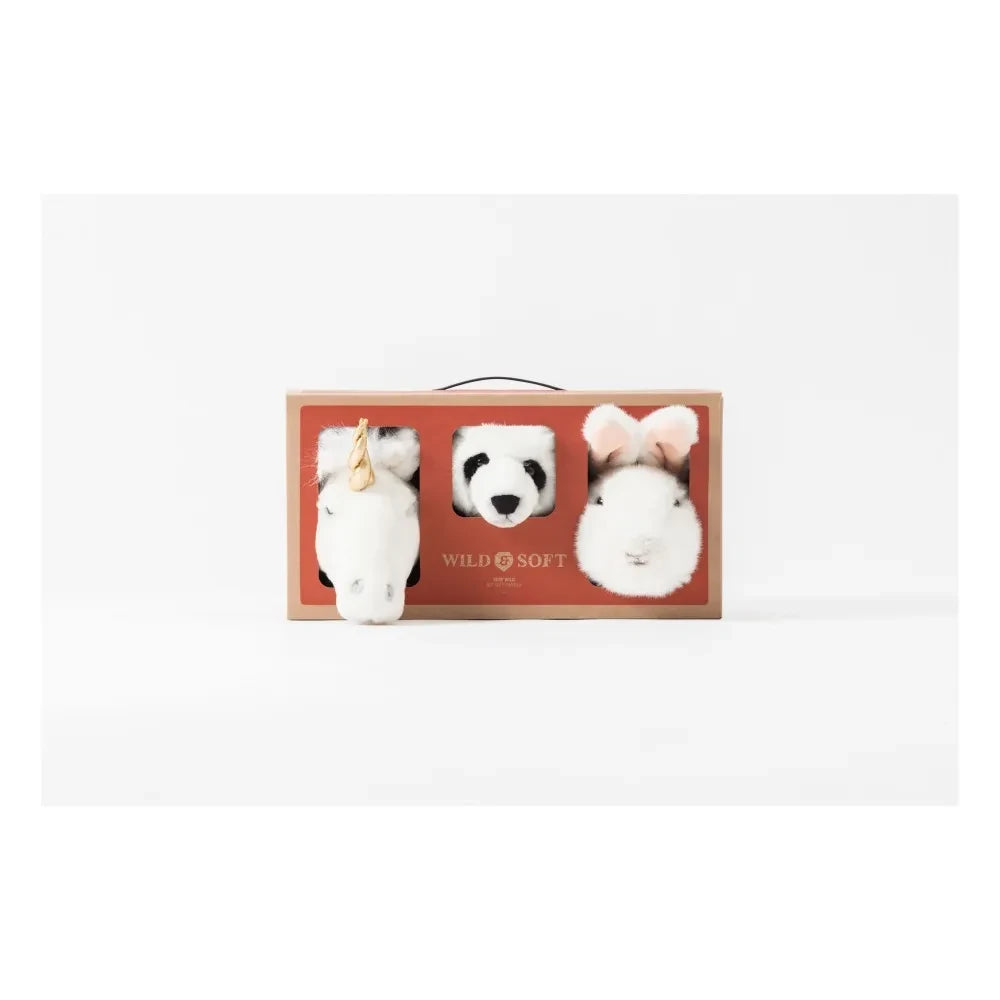 Wild & Soft - Lovely Animal Wall Mounts - Set of 3