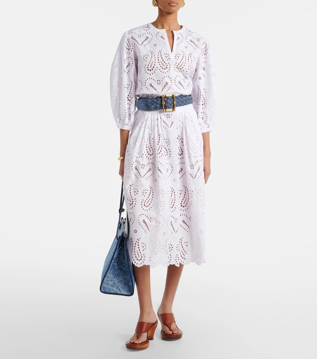 Etro - Cotton-blend top