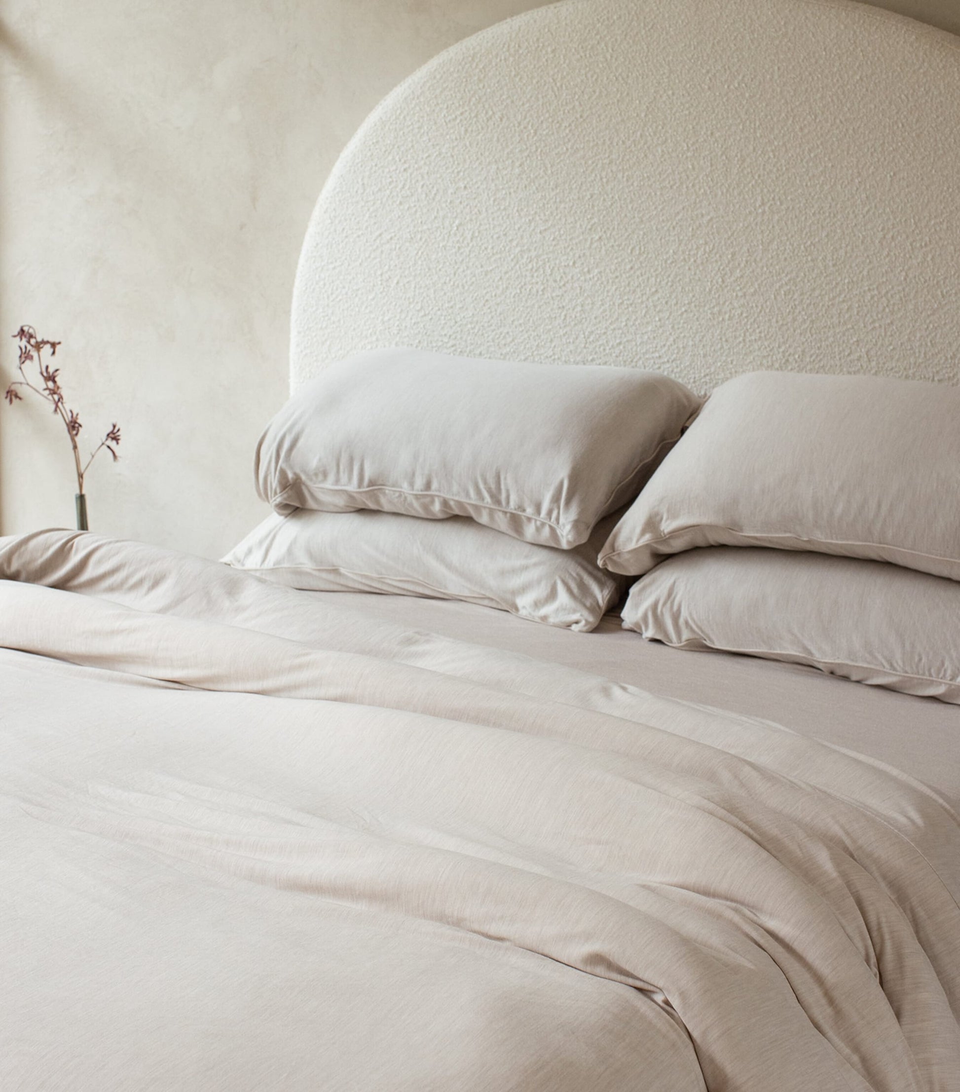 Merino Jersey Super King Duvet Cover (260cm x 220cm)