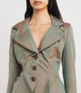 Green Drunken Tailored Jacket