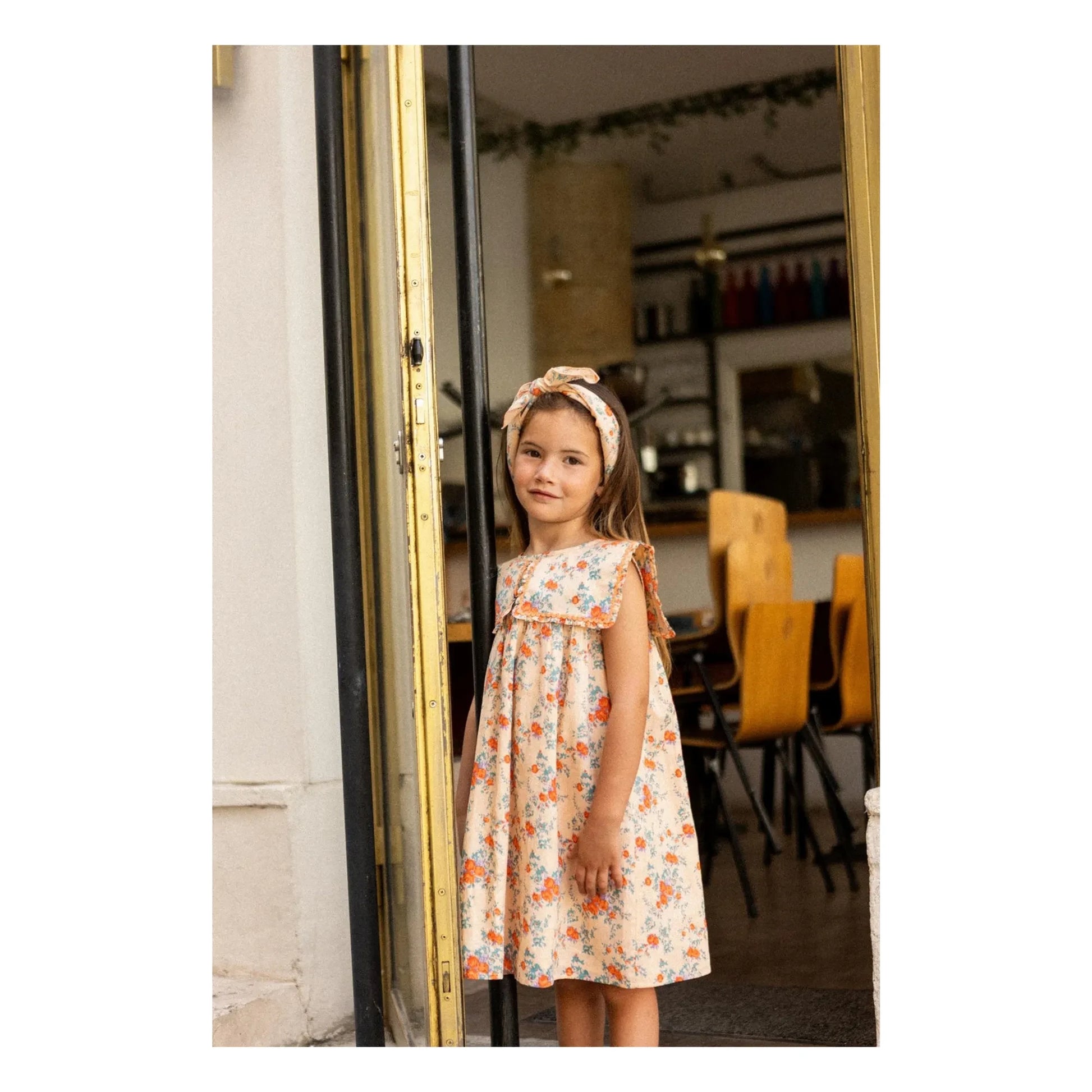 Louis Louise - Bouquets scarf | Beige pink